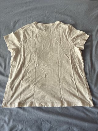 Camiseta Puma Blanca Logotipo Negro talla xl niños