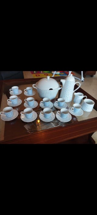 Juego de Café y Sopera Porcelana Wawel (Polonia)