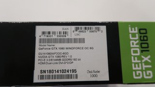 Tarjeta Gráfica Gigabyte GTX 1060 6GB GDDR5