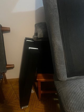 Sofá Temu Nuevo Corduroy Gris Negro