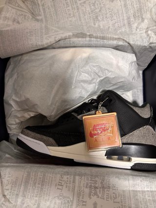Air Jordan 3 x Levis Negro/Gris