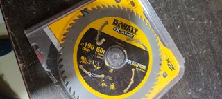 Disco Sierra DeWalt Extreme 190mm 60T