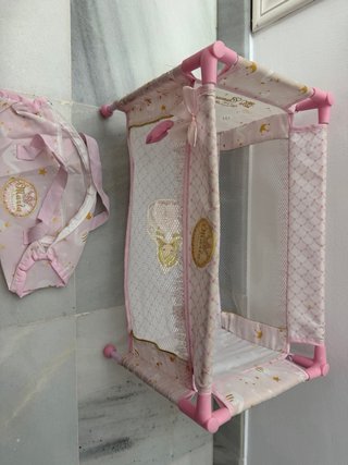 Parque Cuna Muñeca Rosa Princesa