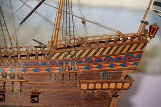 Lote 3 Maquetas Navales Madera