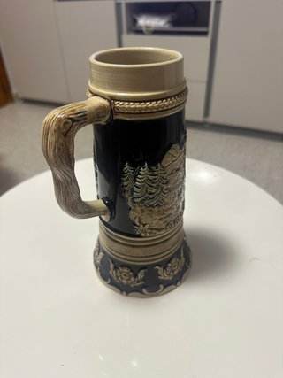 Jarra Cerveza Alemana Zorro Cerámica
