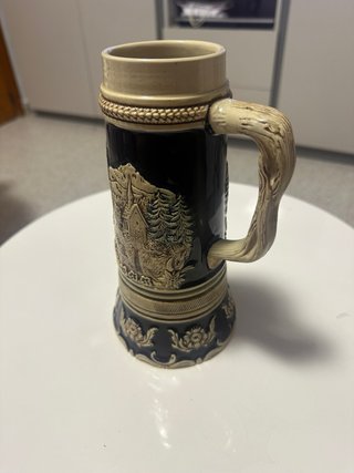 Jarra Cerveza Alemana Zorro Cerámica