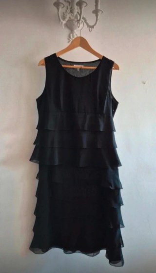 Conjunto El Corte Inglés Negro Volantes