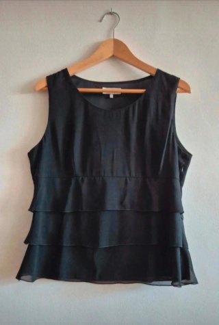 Conjunto El Corte Inglés Negro Volantes