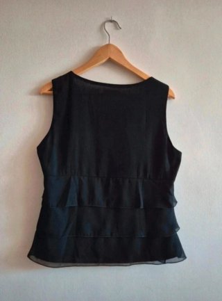 Conjunto El Corte Inglés Negro Volantes