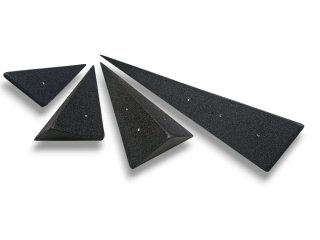 Volúmenes de escalada triangulares