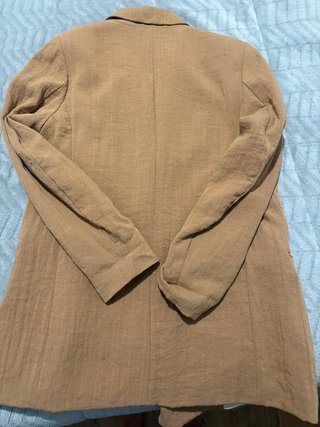 Blazer H&M Marrón Claro Doble Botonadura