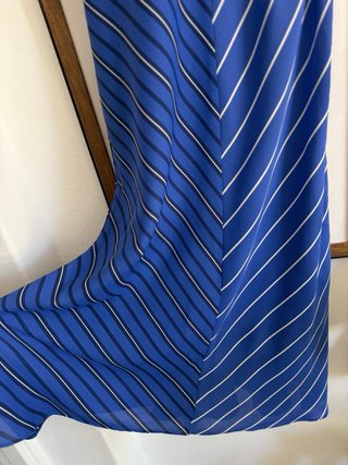 Vestido Mango Rayas Azul y Blanco