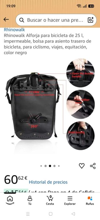 Bolsa de viaje Rhinowall Negro
