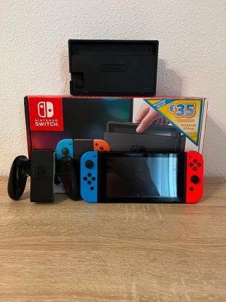 nintendo switch + joy-con + dock + funda pokémon