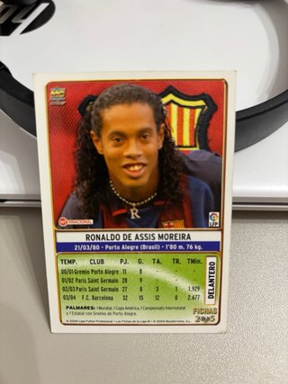 Cromos Ronaldinho FC Barcelona