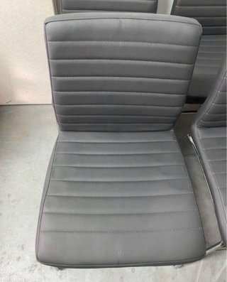 Sillas polipiel gris (Set de 4)