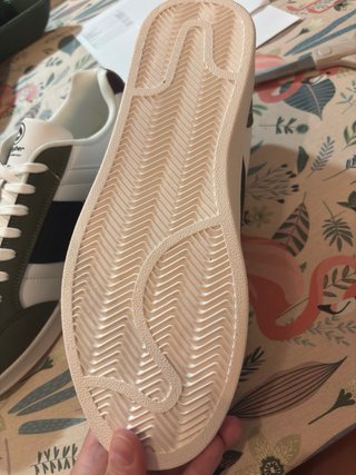 Zapatillas deportivas verdes y blancas t44 nuevas