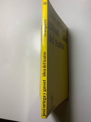 Idea del teatro - José Ortega y Gasset