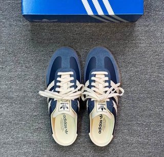 Adidas Samba Mules Azul/Goma