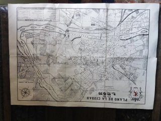 Plano histórico de la ciudad de León (España)