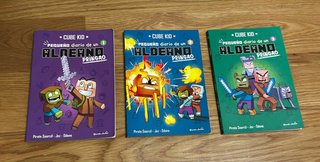 Lote Libros Minecraft Pequeño Diario de un Aldeano