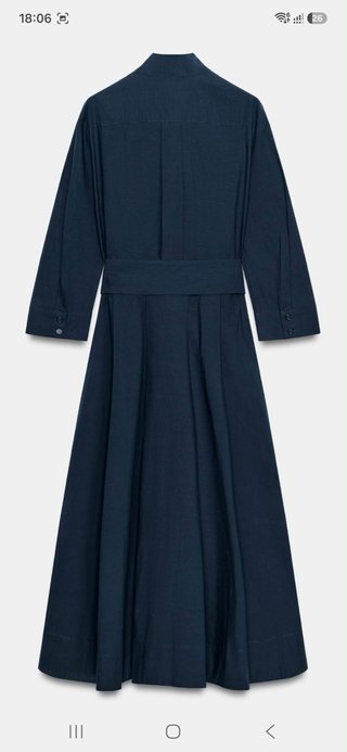 Vestido de popelina con lazos