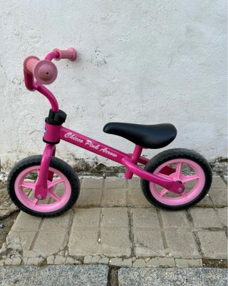 Bicicleta de equilibrio rosa Chicco