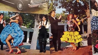 Postales Flamencas Vintage. Menús Bodas/publicidad