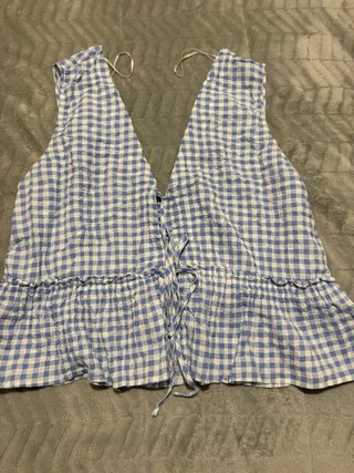 Top Zara Cuadros Vichy Tirantes