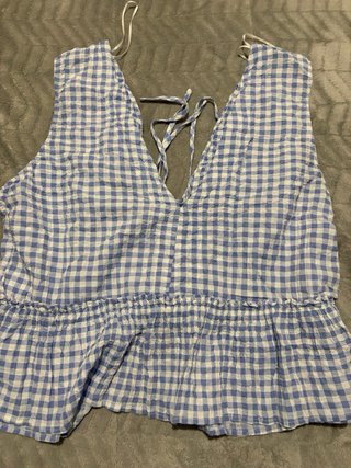 Top Zara Cuadros Vichy Tirantes