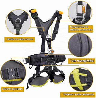 Arnés Integral Escalada Desmontable SOB