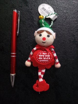 Muñeco Navideño Elfo Alegre EVA