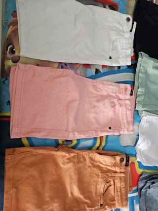 Lote 7 pantalones cortos verano