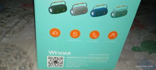 Altavoz WESDAR resistente al agua