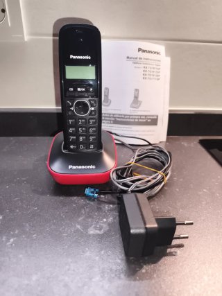 Teléfono Inalámbrico Panasonic Negro