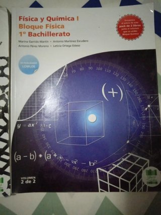 Libros de física y química1°bachillerato