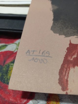Litografía Tàpies certificada y numerada