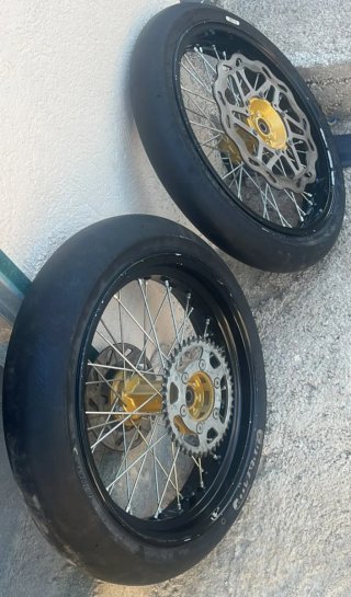 Ruedas Supermotard con Llantas De radios