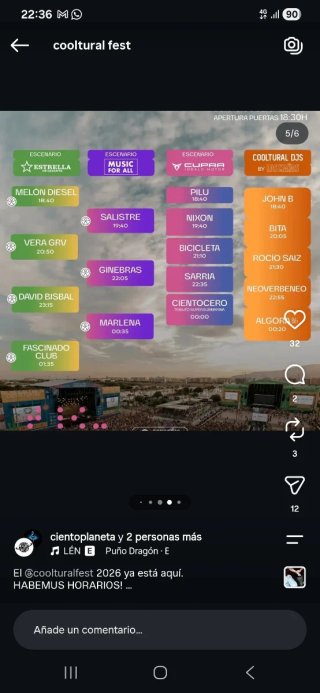 Pulseras Cooltural Fest Domingo 2026