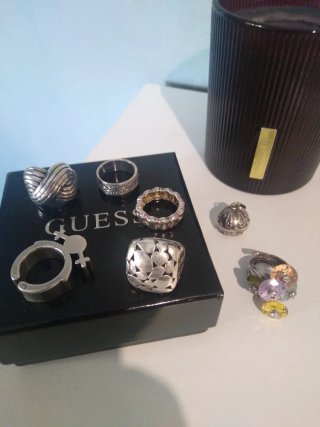 Lote Joyería Plata: Collares, Pulsera, Anillo