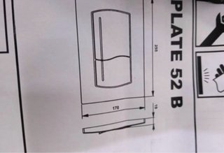 Placa Pulsador Roca Doble Descarga