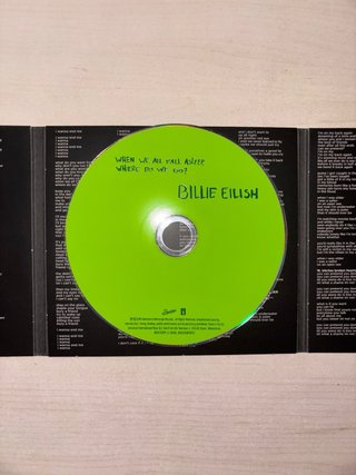 CD Billie Eilish When We All Fall Asleep