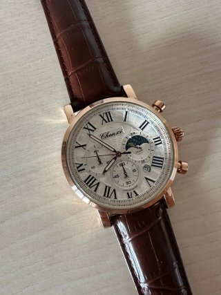 Reloj Chenxi Hombre Cronógrafo Marrón/Dorado