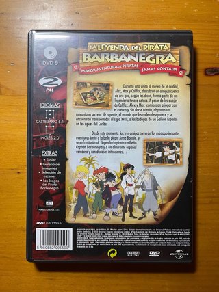 DVD La Leyenda del Pirata Barbanegra