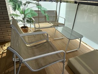 Conjunto de terraza/jardín 4 piezas