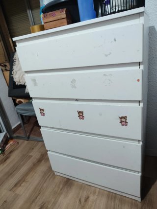 Cajonera Ikea 5 cajones blanca