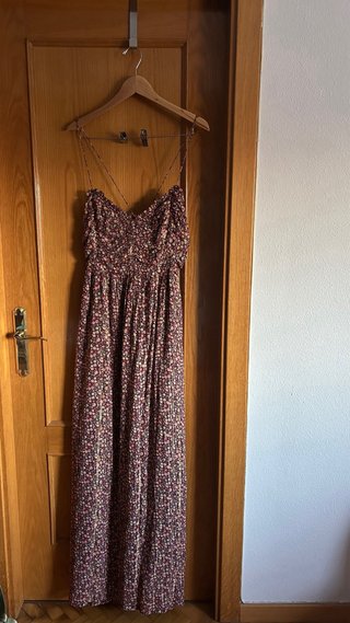 Vestido tirante fino estampado