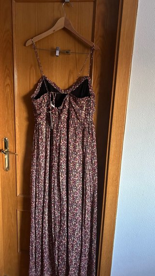Vestido tirante fino estampado