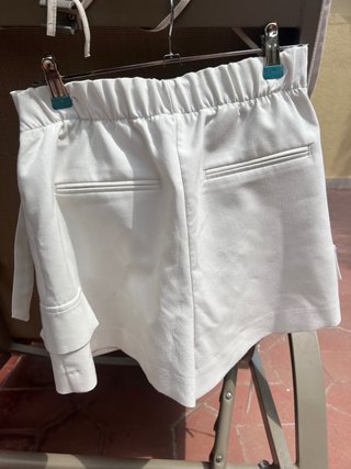 Falda pantalón blanca