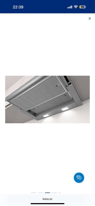 Campana extractora de cocina